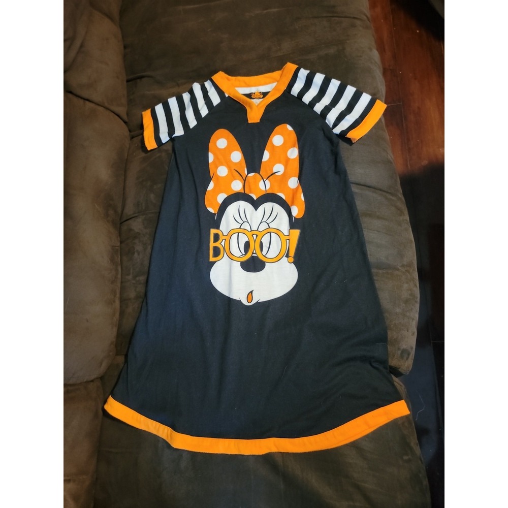 The disney store minnie mouse bow nightgown size 9 10 Halloween - Picture 1 of 1